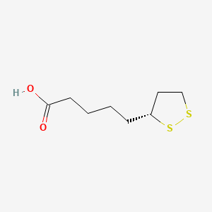 Chemical structure of alpha lipoic acid