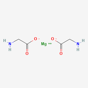 Chemical structure of magnesium glycinate